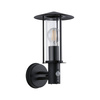 Oprawa elewacyjna CLASSIC z czujnikiem ruchu i zmierzchu IP44 max.15W E27 230V ciemnoszara / metal / szkło (PL94396) - PAULMANN