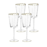 KARE komplet 4 kieliszków do wina         HOMMAGE 400 ml (60904) - Kare Design