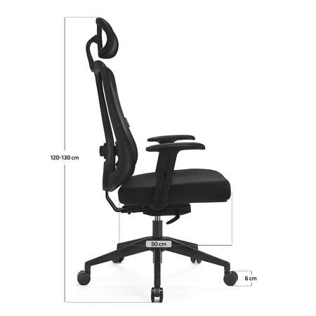 Ergonomiczny fotel z regulacją Ergo Essential (LV0653) - LVN SYSTEM