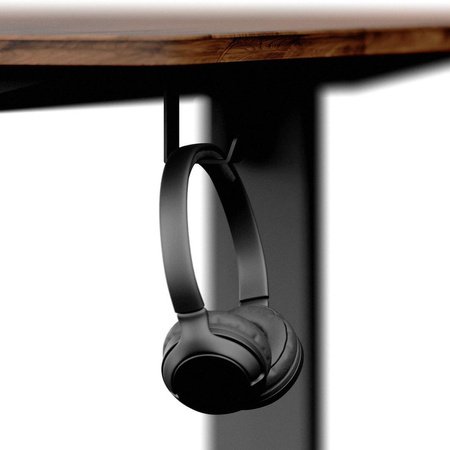 Biurko gamingowe regulowane elektrycznie Control+ 120 Drewno (LV0861) - LVN SYSTEM