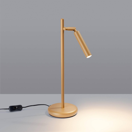 Lampa biurkowa PASTELO złota (SL.1470) - Sollux Lighting