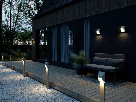 Lampa ogrodowa PONTIO Nordlux GU10 25W Aluminium Beżowy
