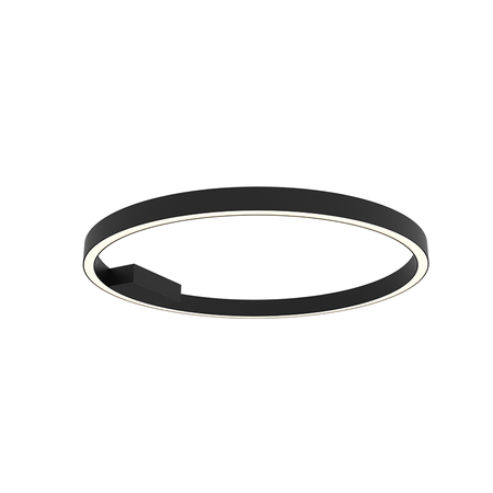 CEILING LIGHT 37W 3000K ALUMINIUM-ACRYLIC BLACK (23025 Zambelis) - Zambelis
