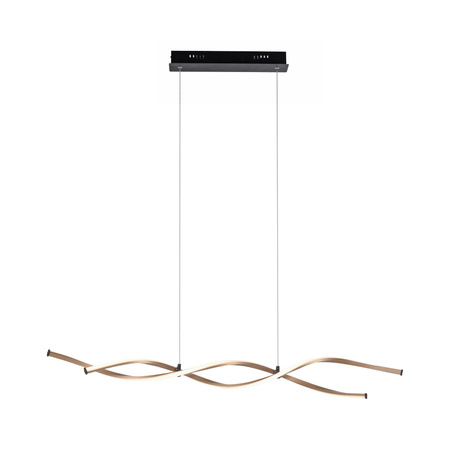 POLIA LAMPA WISZĄCA CZARNY/ZŁOTY (9142-18) - Paul Neuhaus