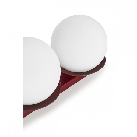 KUUL B burgundowa lampa sufitowa / plafon (KLB34000) - Ummo