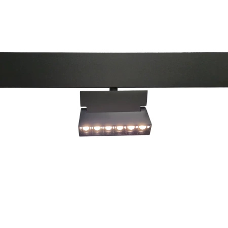Lampa do szynoprzewodu, punktowa, Kaper 6W Magnet Line LED czarny (TLV-07-06) - Yaskr