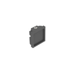 EGO Czarny (EGO_END_CAP_LOW_SENZA_FORO_BK) - Ideal Lux