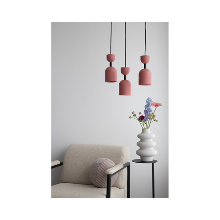 SUPURU żółta sufitowa lampa wisząca z czarną rurką (SUA1211P0) - Ummo