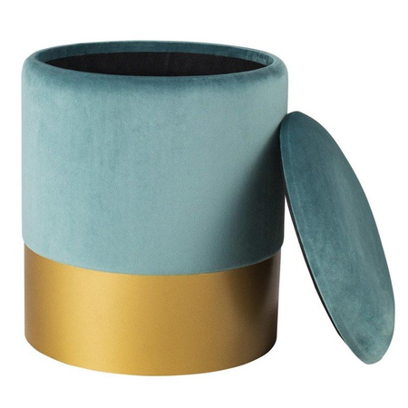 Pufa welurowa VELVET miętowa / rozm. M (VWF17B00B-S-M) - Moos Home