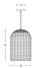 BAMBOO PENDANT LIGHT E27 NATURAL (20152 Zambelis) - Zambelis