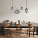 PENDANT LIGHT 4XE27 MAX 40W BLACK (19240 Zambelis) - Zambelis