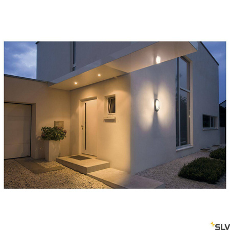 MERIDIAN 2, lampa ścienna i sufitowa outdoor, TC-(D,H,T,Q)SE, IP54, antracytowa, maks. 25W (230445) - SLV