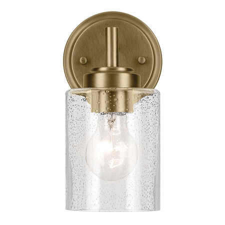 Kinkiet Winslow - 1 źródło światła - Naturalny mosiądz (KL-WINSLOW-1W-NBR) - Elstead Lighting