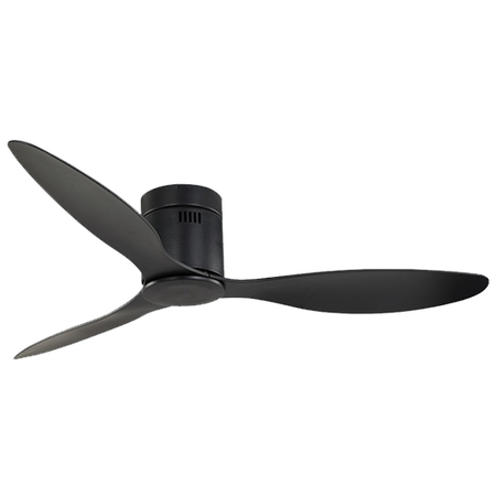 Wentylator sufitowy 40W, matowa czerń, pilot zdalnego sterowania, Tuya WiFi (20257 Zambelis)