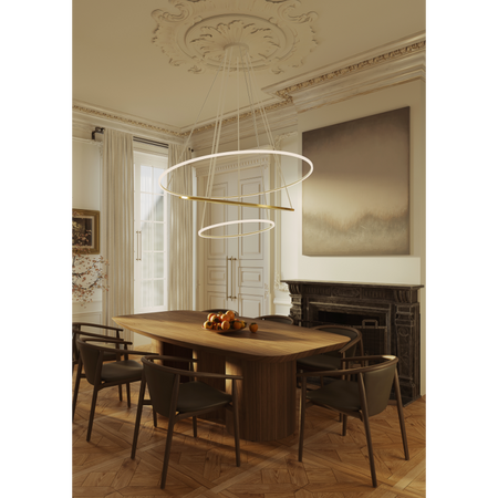 Żyrandol ECHO 60 + 90 + 120 czarny 3000 (67761) - Ramko
