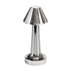 Przenośna lampa z dotykowym włącznikiem TAVOLO B srebrna 22 cm (ST-8127T/B SILVER) - Step into Design