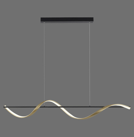 Q-SWING LAMPA WISZĄCA MATOWY MOSIĄDZ/ANTRACYT (2385-13) - Paul Neuhaus