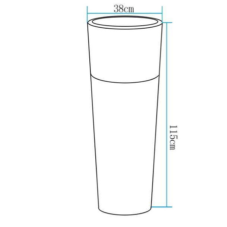 Lampa ogrodowa donica FLOWER POT XL LED RGBW 16 kolorów 115 cm (ES-FL024) - Step into Design