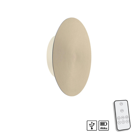 AKKU-PUNTUA KINKIET MATOWY MOSIĄDZ (8152-60) - Paul Neuhaus