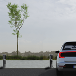 OUTDOOR FLOOR LIGHT LED 7W 3000K ALUMINIUM GRAPHITE (E354 Zambelis) - Zambelis