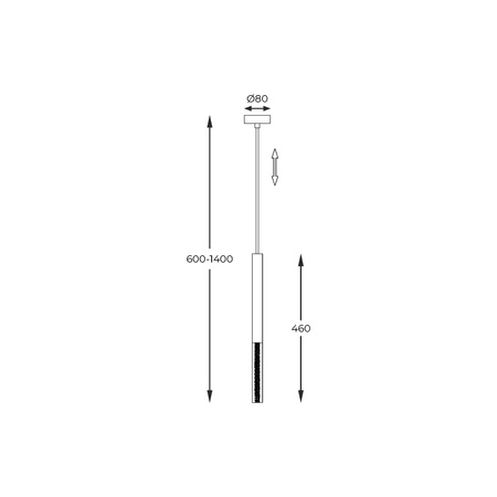 LAMPA WISZĄCA - ONE (P0461-01E-F7F7) - Zuma Line