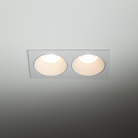 Lampa wpuszczana PRISMA DUO WHITE 2 XGU10 (10580) - TK Lighting