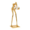 Designerska złota lampa podłogowa WOMAN-2 Gold 190 cm (DN433-F gold) - Step into Design