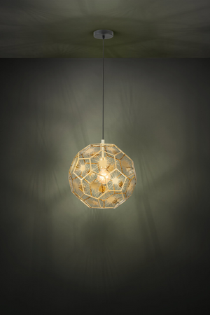 Lampa wisząca SKOURA czarna (39755) - EGLO