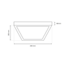 Lampa Sufitowa Casilla 12W LED 4000K (EK75277) - Eko-Light