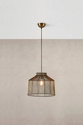 Lampa wisząca CAPANNA Pendant 1L Antique Brass (108667) Markslojd