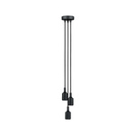 Neordic Ketil Lampa wisząca max. 3x20W E27Czarny 230V silikon/Tworzywo sztuczne (PL50382) - PAULMANN