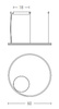 PENDANT LED 42W 300K ALUMINIUM & ACRYLIC GOLD (22239 Zambelis) - Zambelis