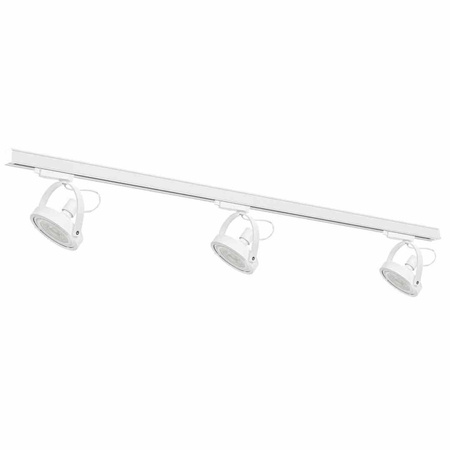 Zestaw Szynoprzewód 3xLugar (AR111-GU10) + Prowadnica 1,5m - Biały (ML7449) - Milagro