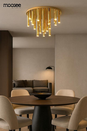 MOOSEE lampa sufitowa / plafon ORGANO 60  złota (MSE1501100595) - Moosee