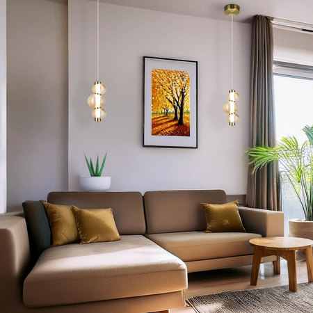 Lampa wisząca BOLLA GOLD 12W LED (ML1424) - Milagro