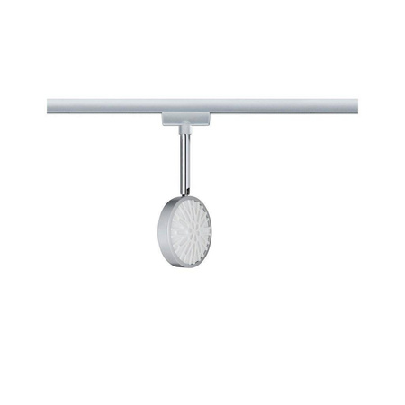 URail System Spot Discus 1x5W ściemniany Chrom 230V Metal/Tworzywo sztuczne (PL96891) - PAULMANN