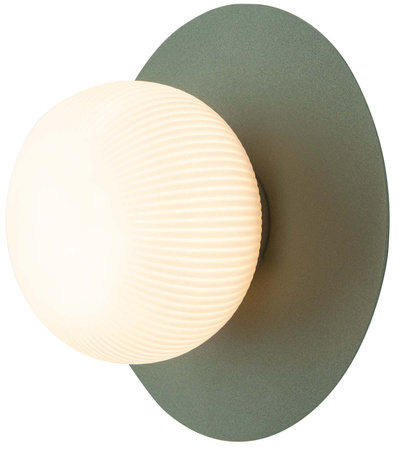 SCONCE LAMP G9 MAX 7W GYPSUM ARMY GREEN (23255 Zambelis) - Zambelis