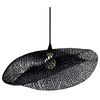 PENDANT LIGHT 1XE27 BAMBOO BLACK (19108 Zambelis) - Zambelis