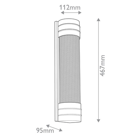 Kinkiet Willard - 2 źródła światła - Miejski brąz (QN-WILLARD-2WB-UBZ-PG) - Quintiesse