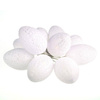 BAWEŁNIANE JAJKA WIELKANOCNE LED BIAŁE (EKD3937) - Eko-Light