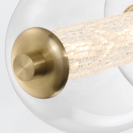 Lampa wyspowa Atomo - 7 źródeł światła - Szczotkowane złoto (QN-ATOMO-LP7-BG) - Quintiesse