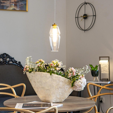 Lampa wisząca - Opal transparentny (LA025/P_clear) - ALTAVOLA DESIGN