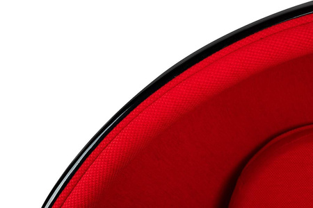 Fotel BALL BLACK czerwony - włókno        szklane, metal (JH-066.BLACK.RED) - King Home