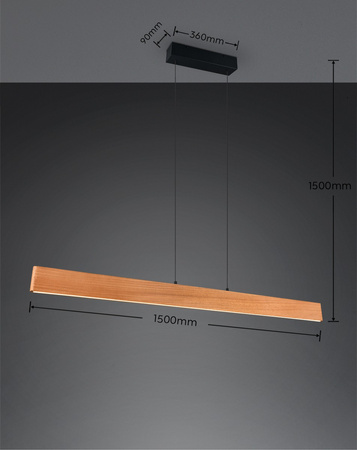 Nowoczesna lampa wisząca EDGEWOOD (359719130) - Trio