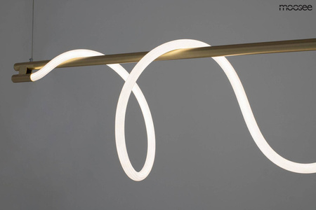 MOOSEE lampa wisząca SERPIENTE 120 złota (MSE010100178) - Moosee