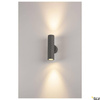ASTINA, lampa ścienna outdoor, TCR50-SE, IP44, okrągła, up/down, antracytowa, maks. 44W (228775) - SLV