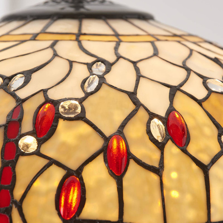 Lampa Wisząca Dragonfly beige (64079) Tiffany