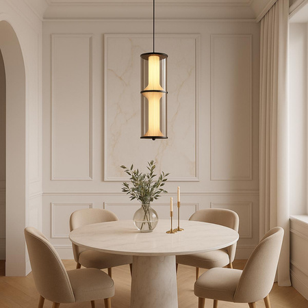 Lampa wisząca Aeris 2 transparentna LED CCT (LP-2137/2P TR) - Light Prestige