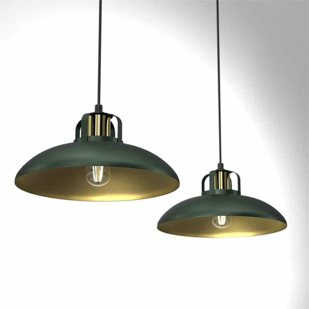 Lampa wisząca FELIX GREEN/GOLD 2 (MLP7710) - Milagro