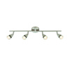 Lampa sufitowa Amalfi 4lt bar satin nickel 35W (60995) - Saxby
